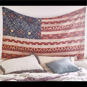 American flag tapestry